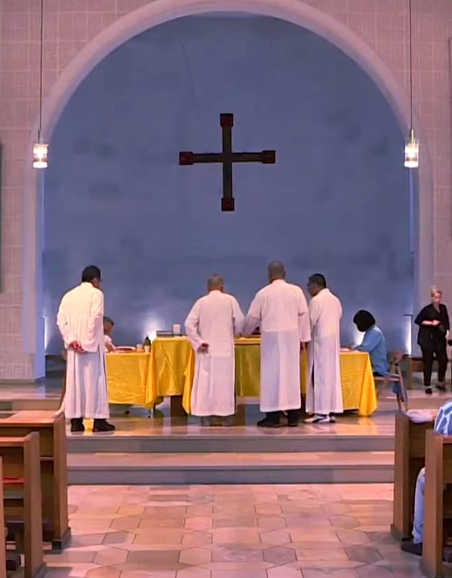 “Writing with the phoenix brush” at the Herz-Jesu-Kirche in Erlangen
